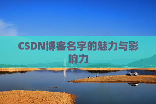 CSDN博客名字的魅力与影响力